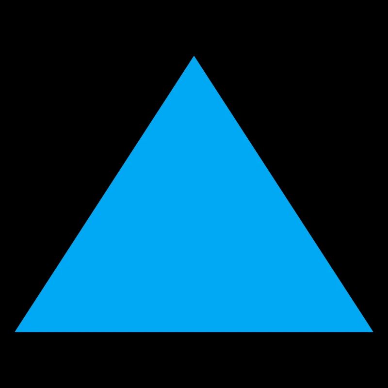 Triangle Forme Bleu Cadeau Math Géométrie