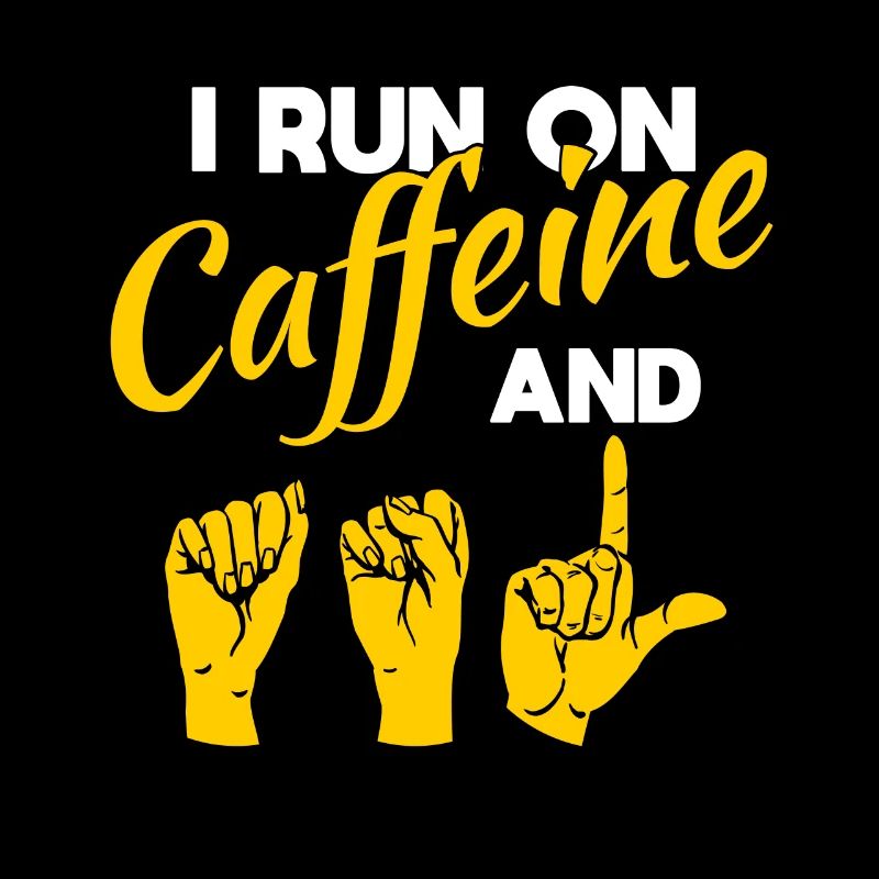 Sign Language ASL Deaf Pride Caffeine