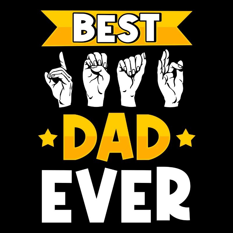 Deaf Pride Papa Funny Deaf