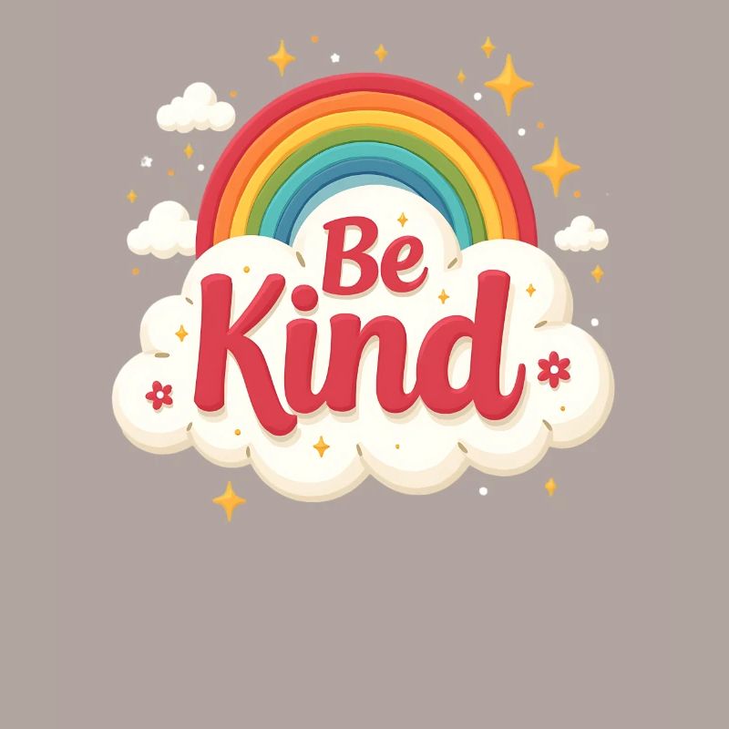 Be kind, rainbow, stop bully
