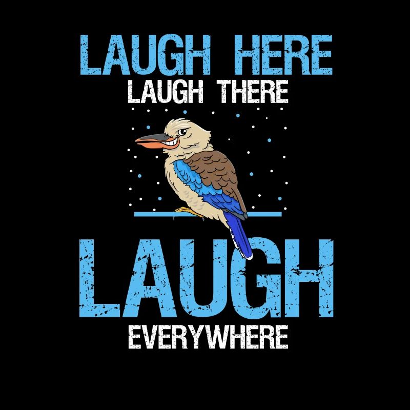 Kookaburra Design und Kookaburra Spruch
