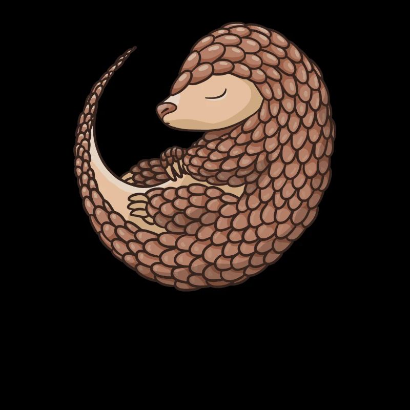Pangolin Design Nettes schlafendes Tier