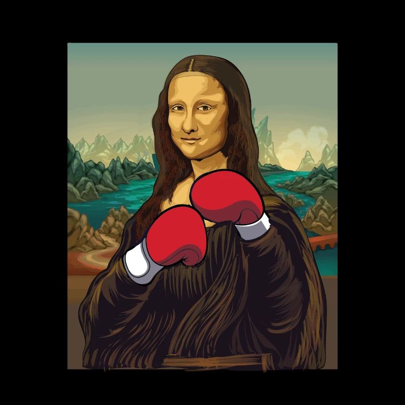 Cadeau d'arts martiaux de boxe de boxe de boxe de Mona Lisa