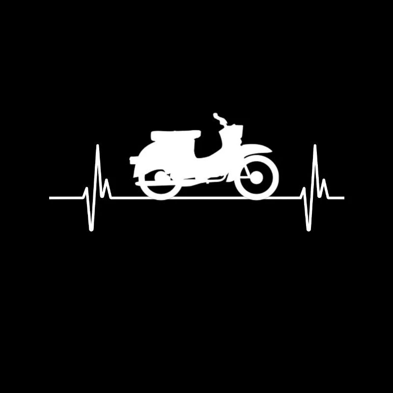 Motorrad Simson Schwalbe Herzschlag Geschenk