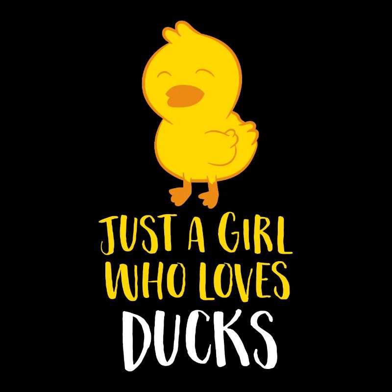 Nur ein Mädchen, das Enten liebt Niedliches Entenmädchen-Geschenk