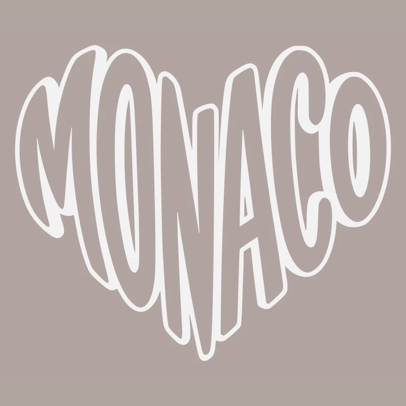 Monaco Lettering Retro Typo