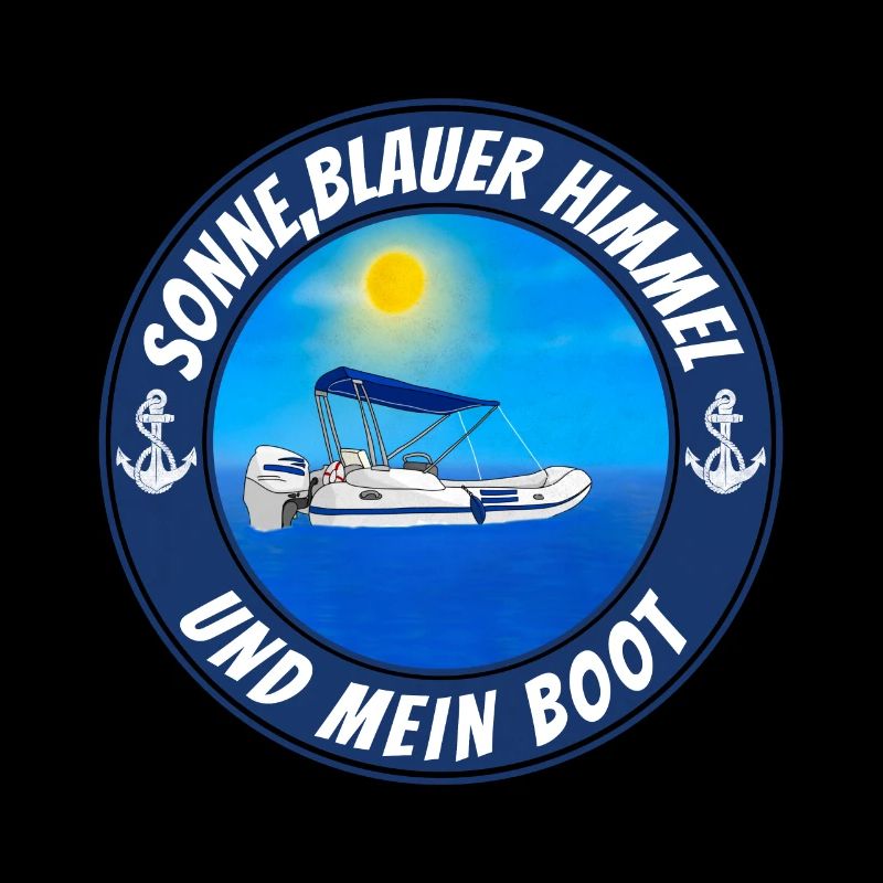 Sonne blauer Himmel und mein Boot