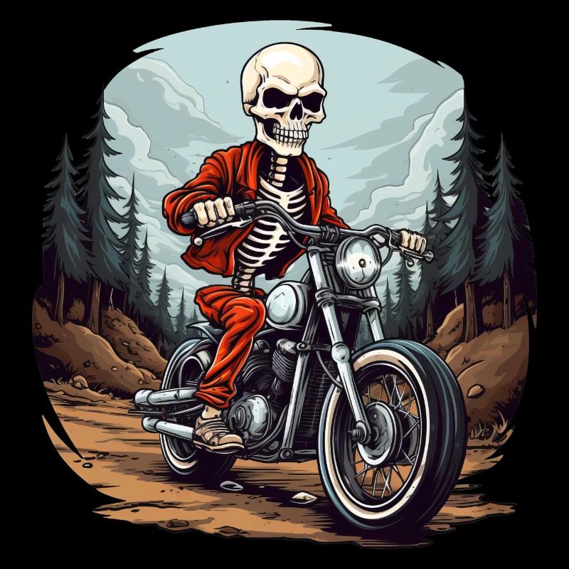 Skeleton Motorcyclist / Motorcycle Skeletons
