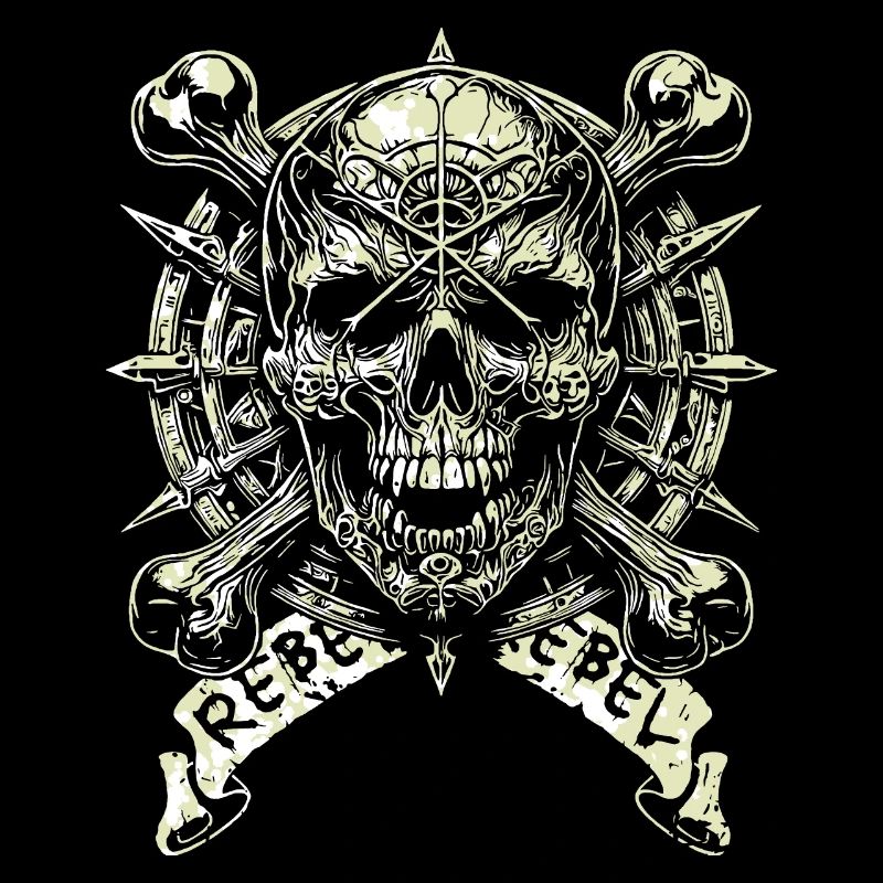 Crâne rebelle rebelle