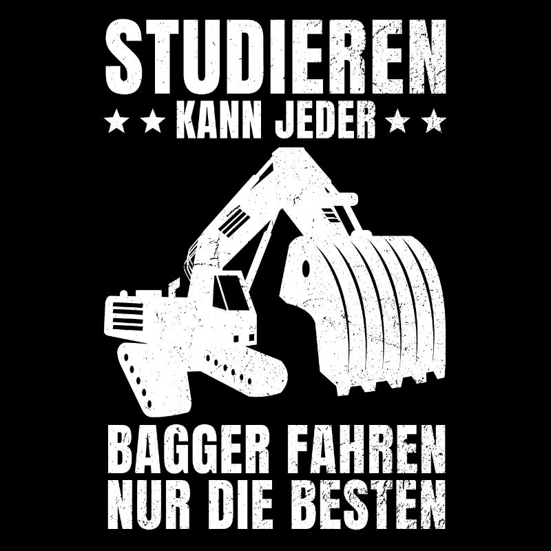 Baggerfahrer Bagger Baggern Bauarbeiter Geschenk