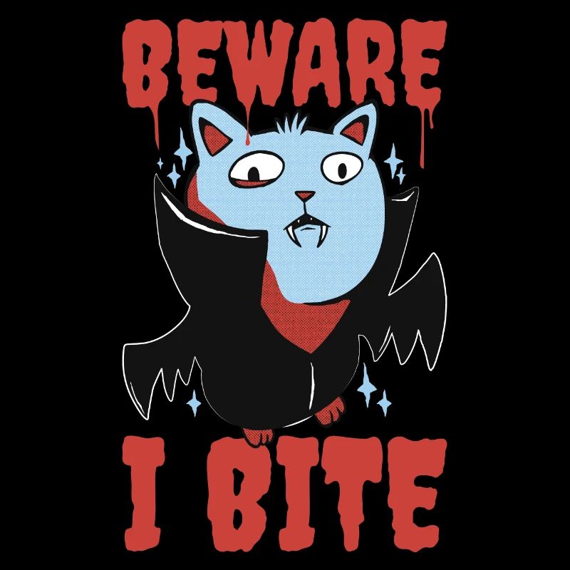 Beware I Bite Vampir Geschenk