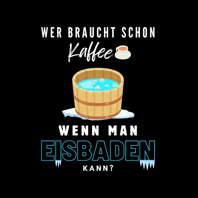 Eisbaden Ice bath baden ice bathing Kältebad kalt