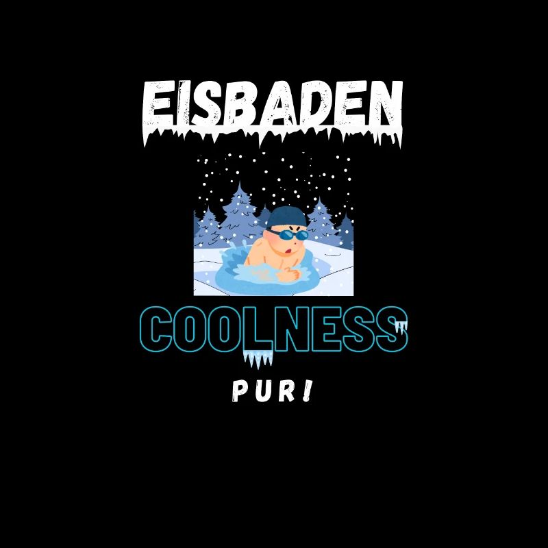 Eisbaden Ice bath baden ice bathing Kältebad kalt