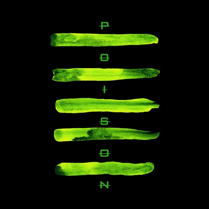 Conception de poison (vert poison)