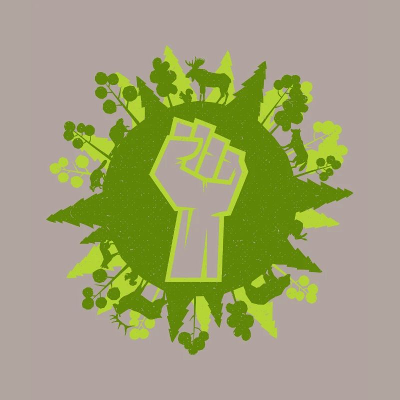 Eco friendly protest