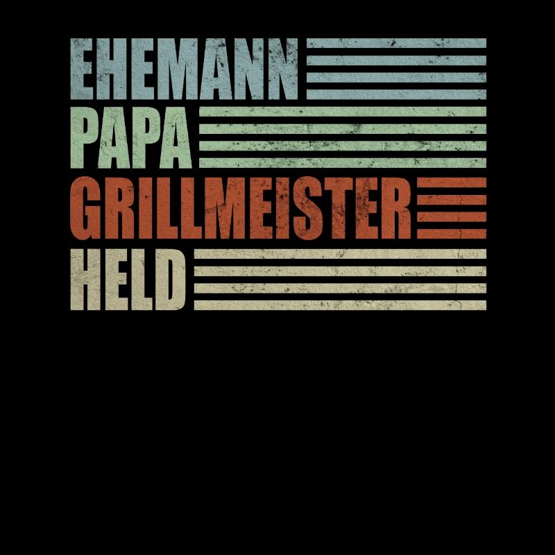 Ehemann Papa Grillmeister Held