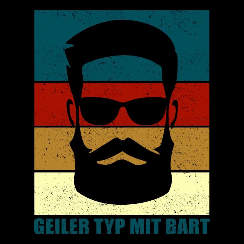 Bart Bärte Bartträger Vollbart Geschenk Hipster