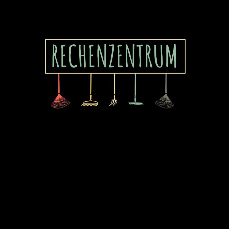 Rechenzentrum Lustiger Gärtner Spruch Garten Retro