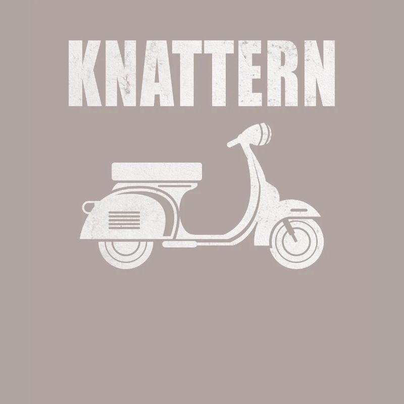Roller Motorroller Scooter Knattern Rollerfahrer