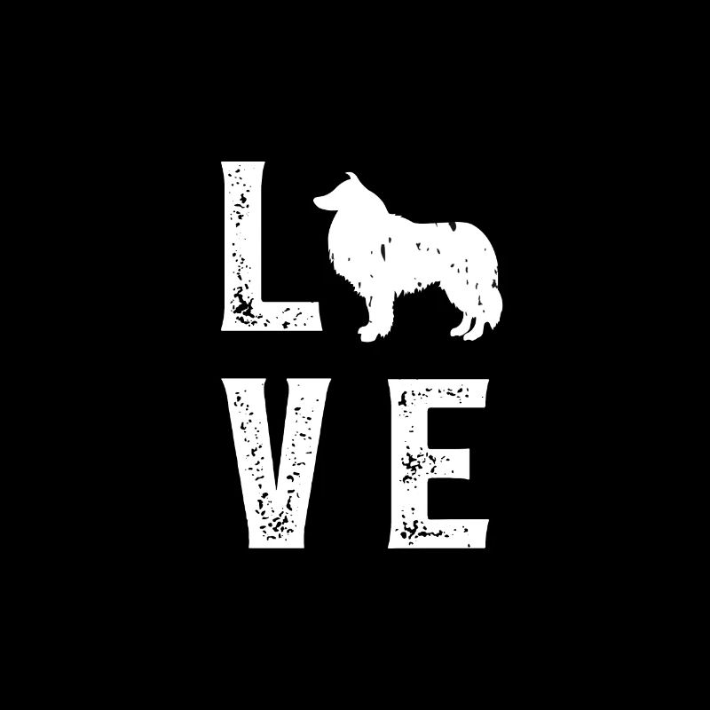 Amour de chien de berger Shetland