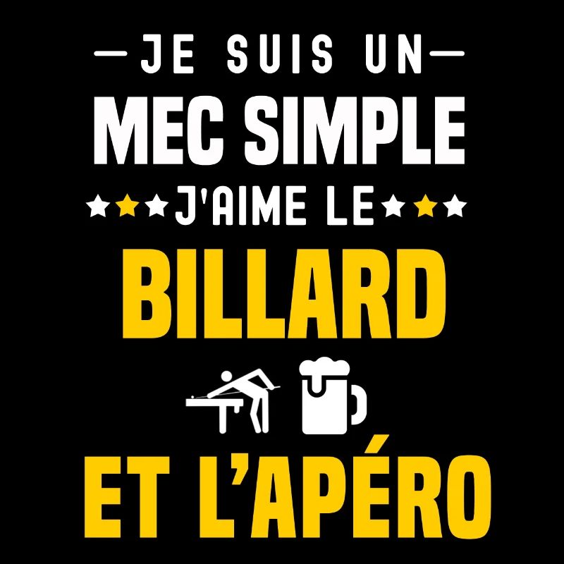 apéro billard mec simple