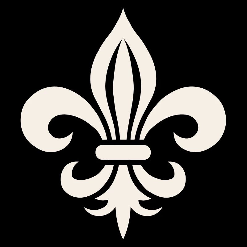 Conception de Logo de lys Français audacieux