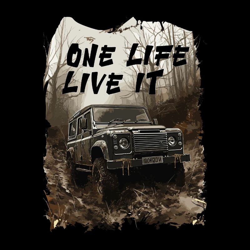 4x4 Offroad Onle Life Live It Defender