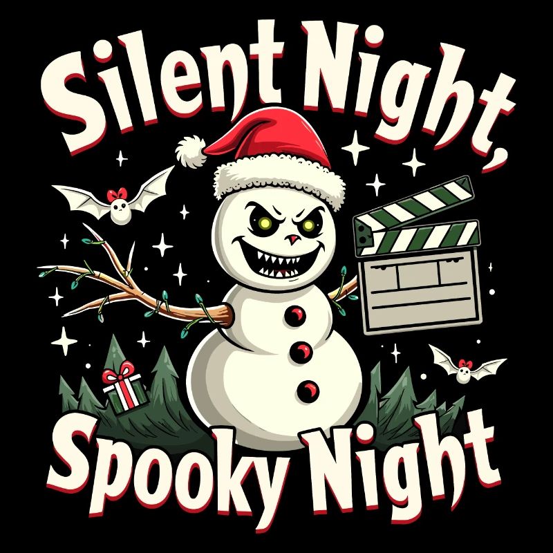 Fun "Silent Night, Spooky Night" theme