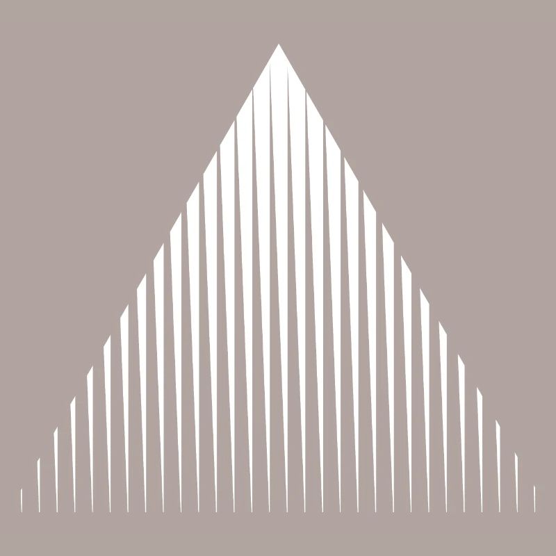 Lignes géométriques Conception de triangle