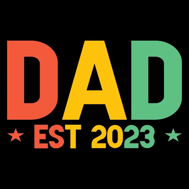 DAD est. 2023 for future father in 2023