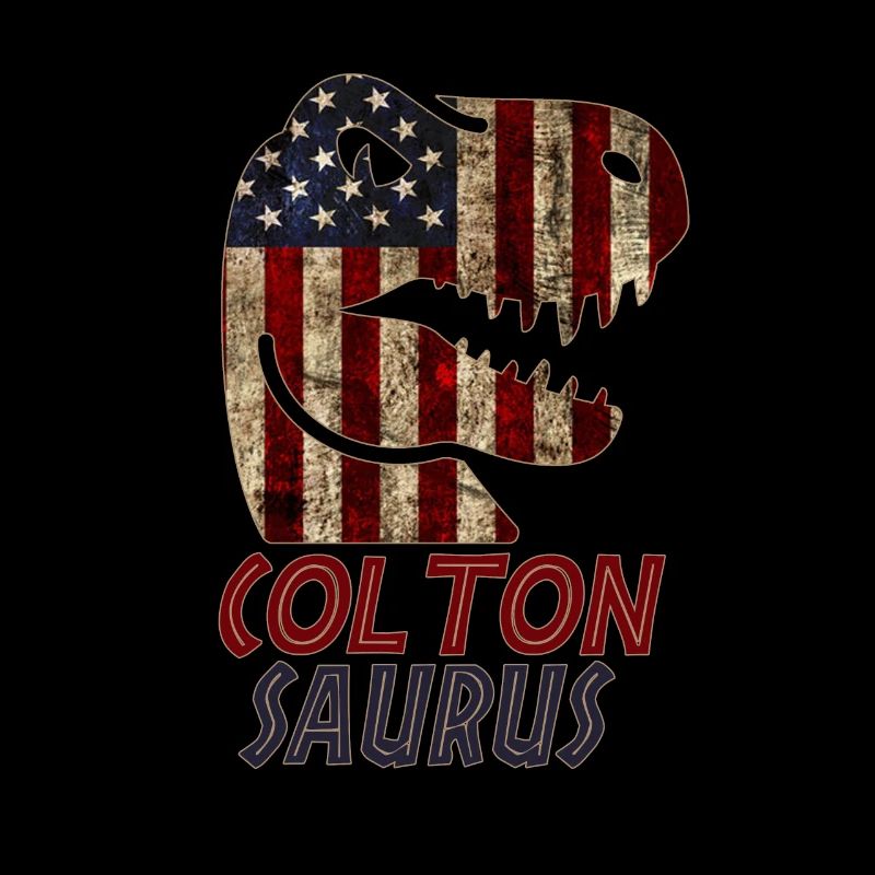 Patriotic Colton Dinosaur Coltonsaurus
