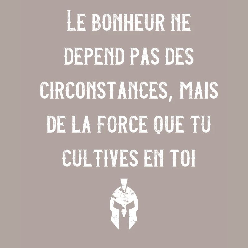 Le bonheur ne dépend pas des circonstances