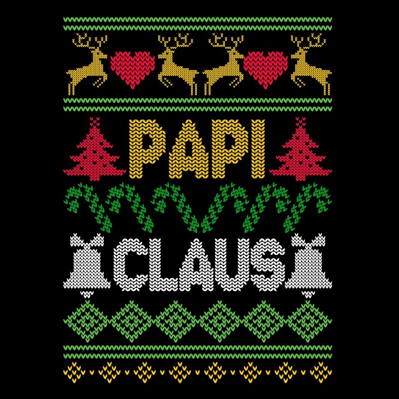 Papi Claus Santa Reindeer Tree Ugly Christmas