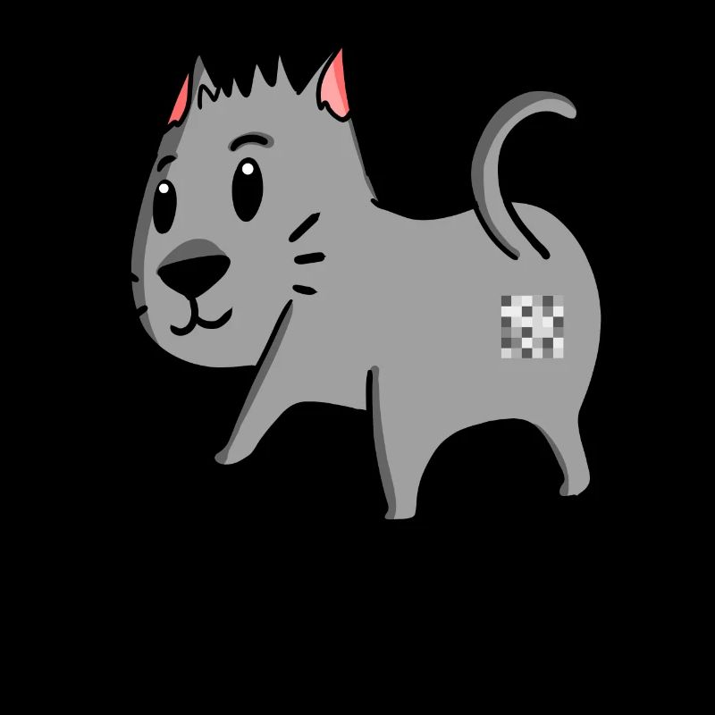 Katze Arsch - Katze Hintern