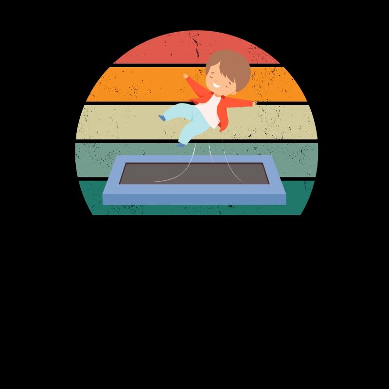 Trampolinspringer Trampolinspringerin Trampolin