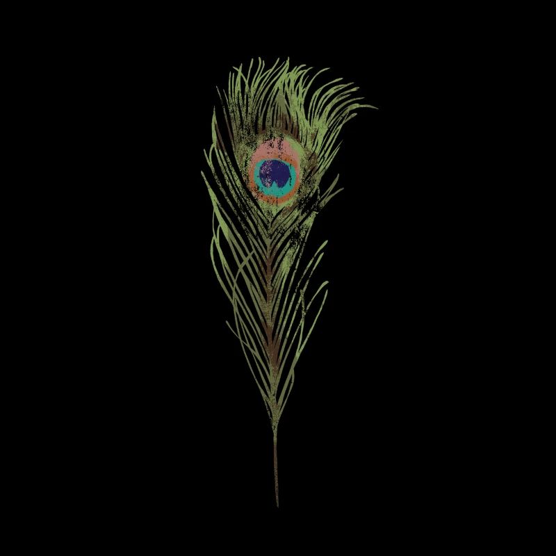 Peacock feather