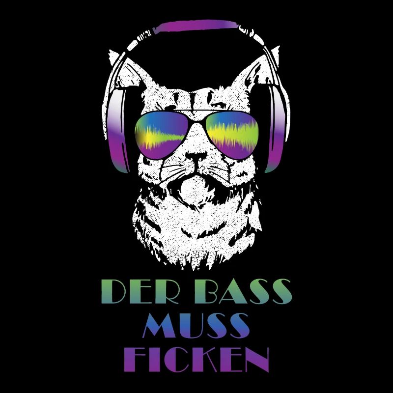 Coole Musik Katze Techno Cat Geschenk