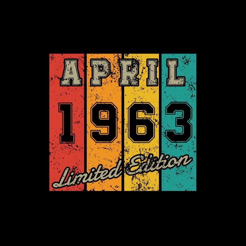 Date de naissance : Avril 1963 - Édition limitée rétro