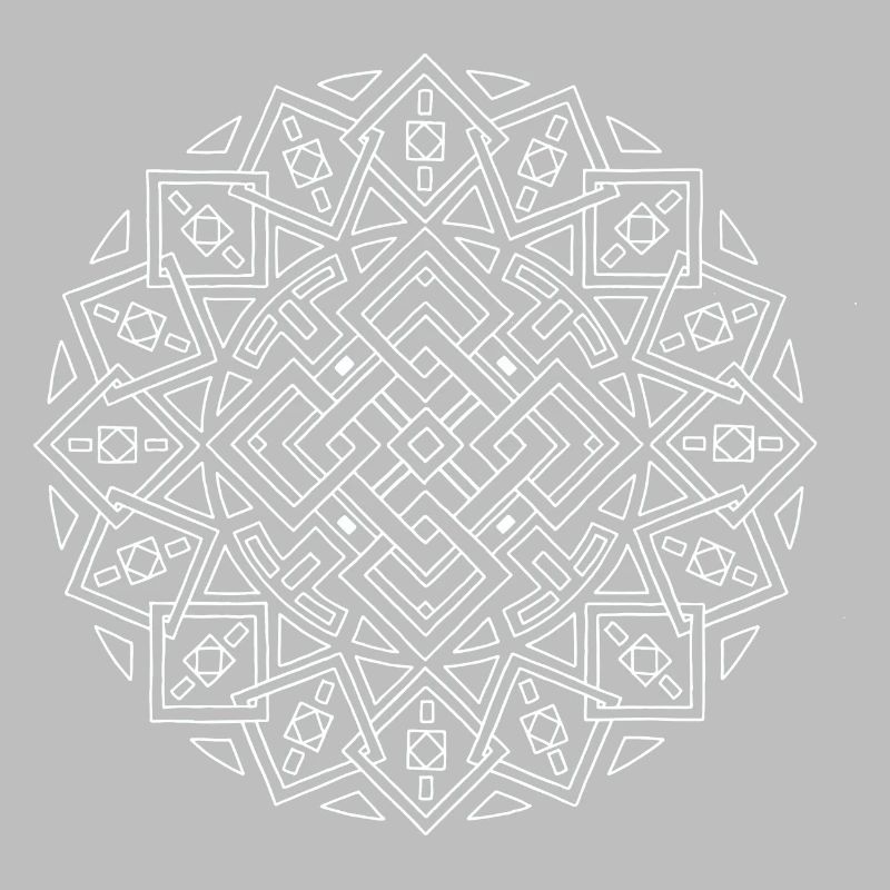 Rectangular Celebration - Mandala made with Love
