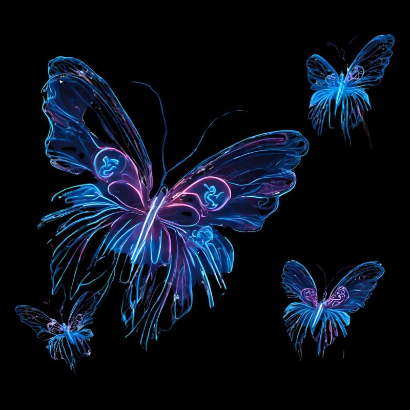 Butterfly, leuchtende Schmetterlinge