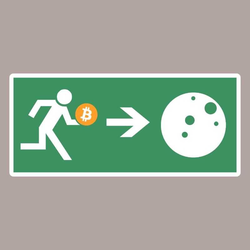 Bitcoin Exit BTC Crypto Krypto Blockchain