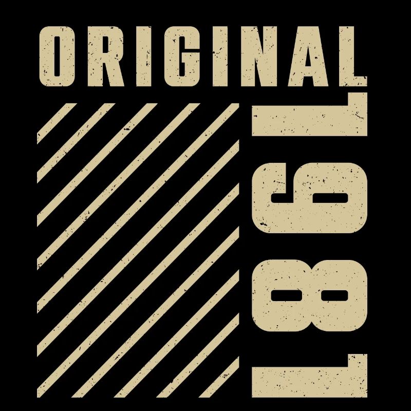 Original 1981 Authentic 1981 Vintage Bursdag