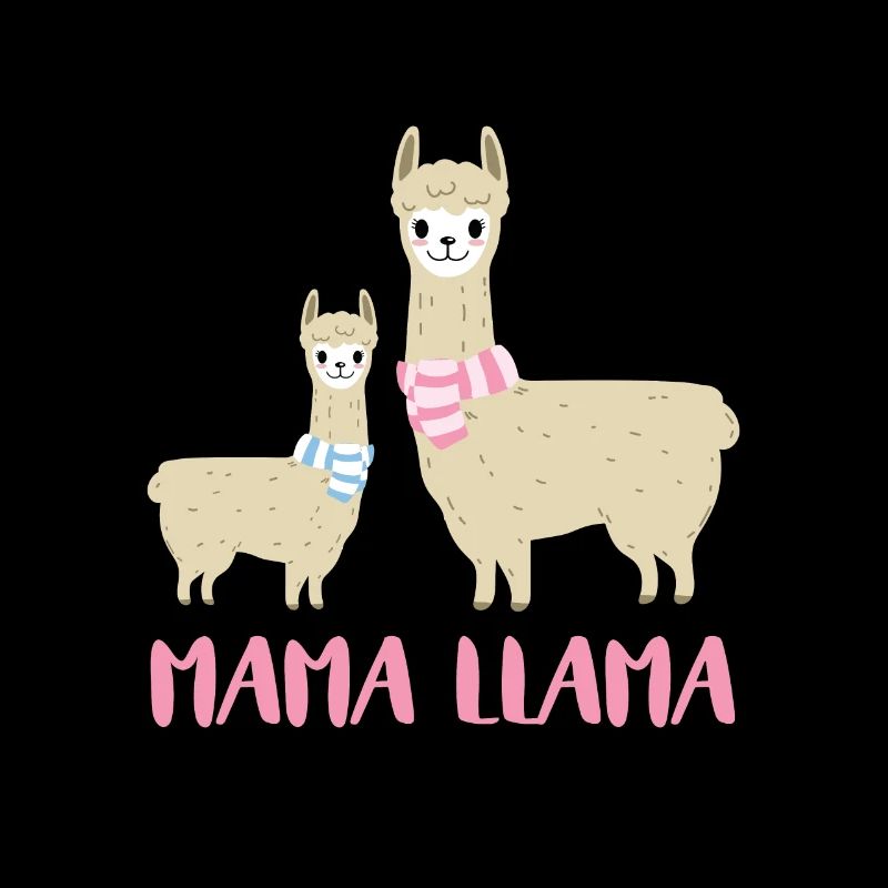 Mama Llama - Lama-Liebhaber Geschenkidee