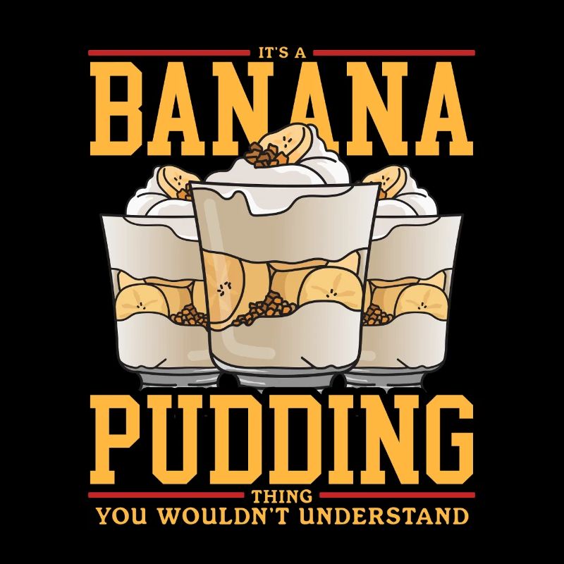 Bananenpudding Bananen-Pudding Geschenk