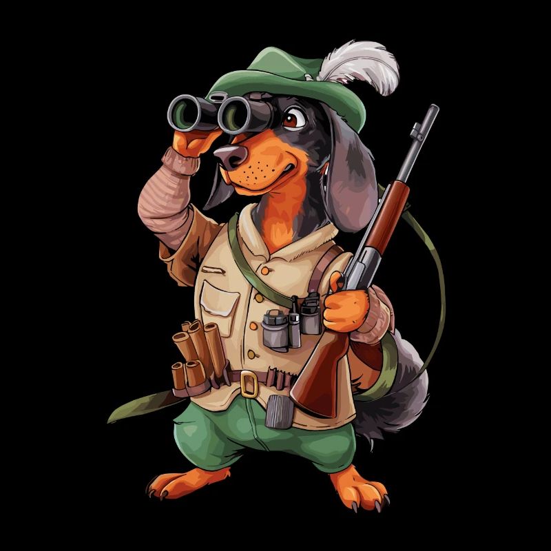 Witzger Jagdhund für einen Jäger mit Hund
