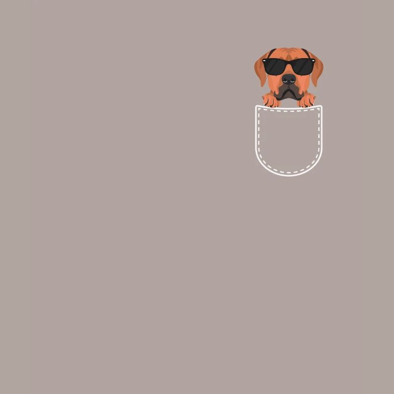 Rhodesian Ridgeback in der Brusttasche