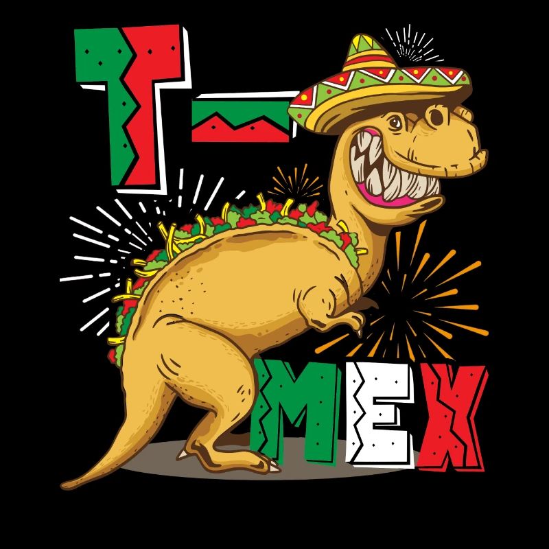Tacosaurus T Rex Taco Cinco De Mayo Dinosaurier