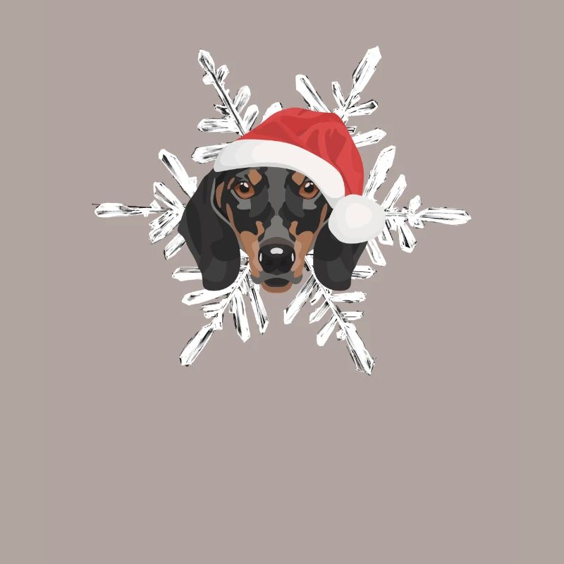 Teckel Joyeux Noël