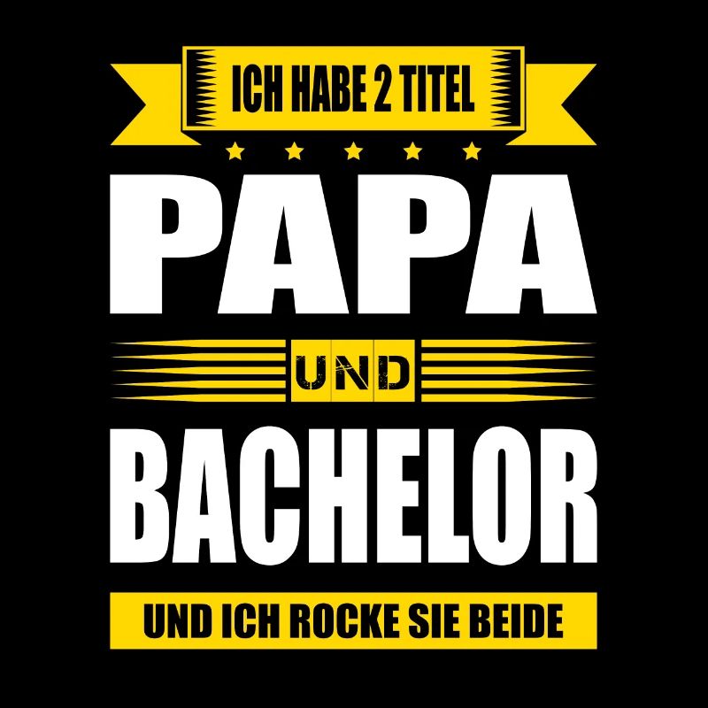 Zwei Titel Papa Und Bachelor Abschluss Prüfung