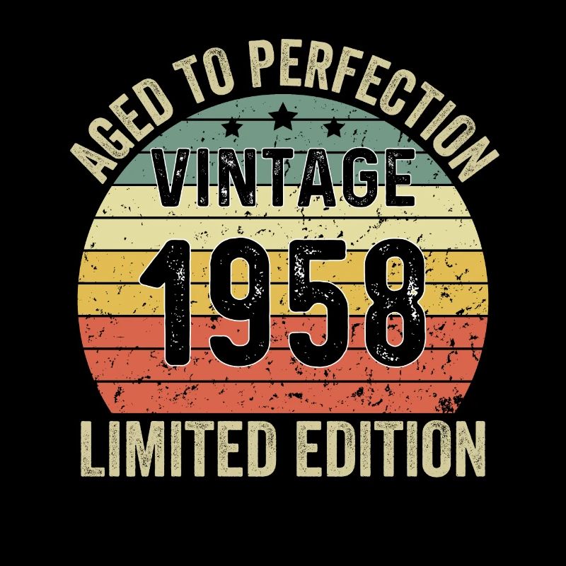Vieilli à la perfection Vintage 1958 Édition limitée